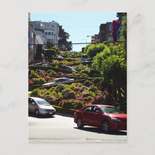 Lombard Street Briefkaart (Voorkant)