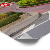 Lombard Street, Crookedest street Poster (Hoek)