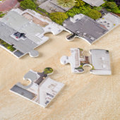 Lombard Street in San Francisco Jigzaag Puzzle Legpuzzel (Zijkant)