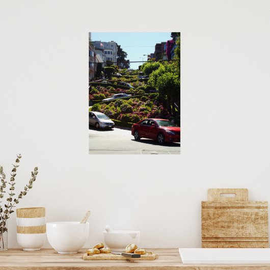 Lombard Street Poster (Keuken)