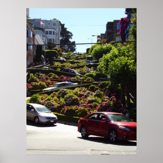 Lombard Street Poster (Voorkant)
