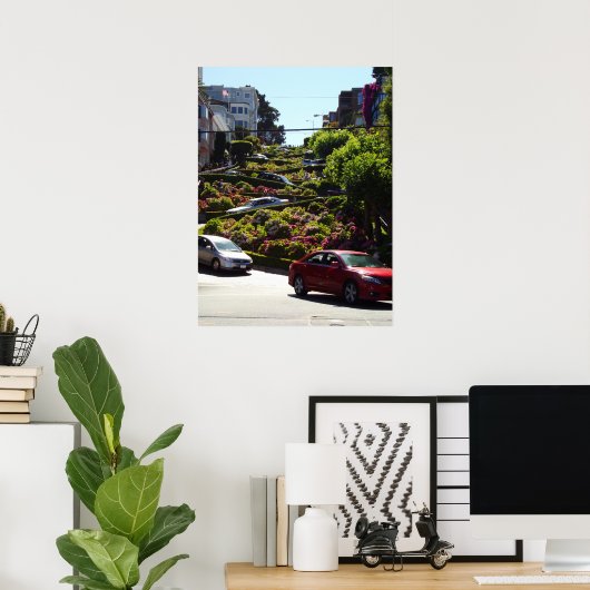 Lombard Street Poster (Thuiskantoor)