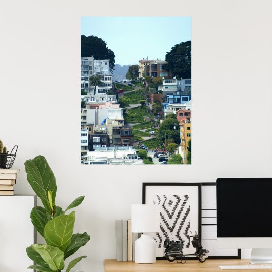 Lombard Street Print (Thuiskantoor)