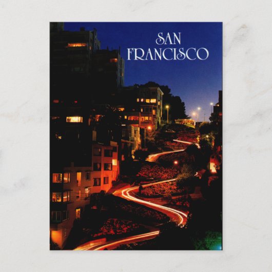 Lombard Street San Francisco Briefkaart (Voorkant)