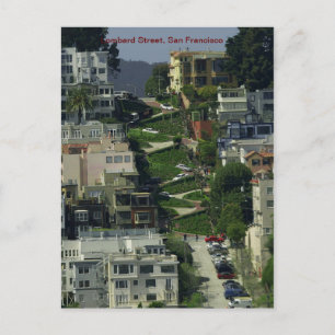 Lombard Street, San Francisco Briefkaart