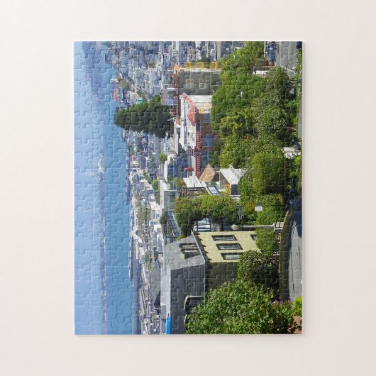 Lombard Street San Francisco Legpuzzel (Verticaal)