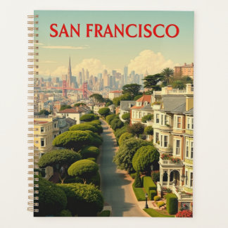 Lombard Street, San Francisco | retro Planner