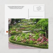 Lombardi Street in San Fransico Briefkaart (Voorkant / Achterkant)