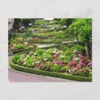 Lombardi Street in San Fransico Briefkaart