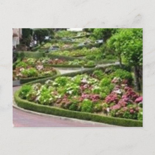 Lombardi Street in San Fransico Briefkaart (Voorkant)