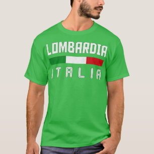 Lombardia Italia Italië Typografie Design T-shirt
