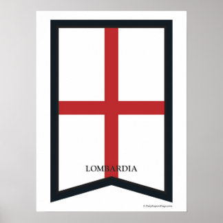 Lombardia Lombardije Italië Regionaal Poster