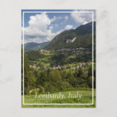 Lombardije Bergen Landschap, Italië Briefkaart (Voorkant)