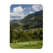 Lombardije Bergen Landschap, Italië Magneet (Verticaal)