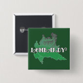 Lombardije Vierkante Button 5,1 Cm (Voorkant /achterkant)