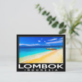 Lombok Indonesia Briefkaart (Staand voorkant)