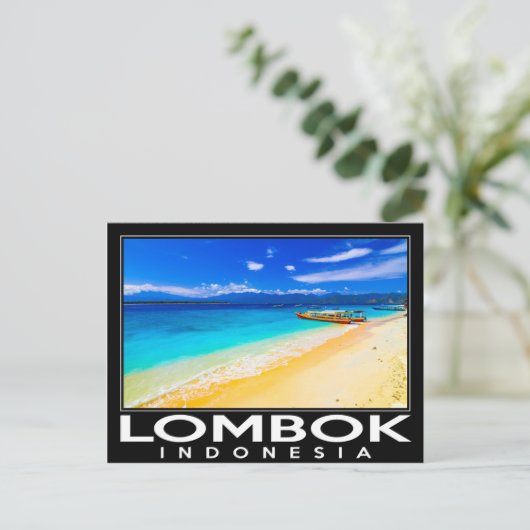 Lombok Indonesia Briefkaart (Staand voorkant)