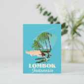 Lombok Indonesië-kaart (Staand voorkant)