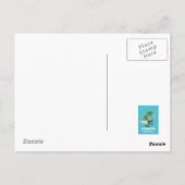 Lombok Indonesië-kaart Briefkaart (Achterkant)