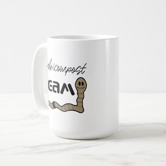 Lombricompost TEAM Koffiemok (Voorkant links)