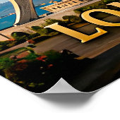 Lomé Atlantische Waterfront en Onafhankelijkheidsm Poster (Hoek)