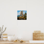 Lomé Atlantische Waterfront en Onafhankelijkheidsm Poster (Keuken)