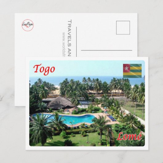 Lomé - Togo - Briefkaart (Voorkant / Achterkant)