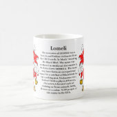 Lomeli, de oorsprong, de betekenis en de rest koffiemok (Center)