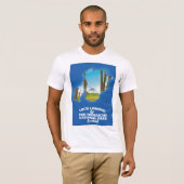 lomond en landkaart van trossachs t-shirt (Voorkant volledig)
