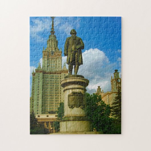 Lomonosov Moskou Staatsarchitectuur Legpuzzel (Verticaal)
