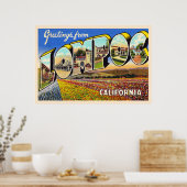 Lompoc Californië groot Briefkaart Poster (Keuken)