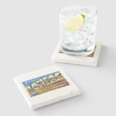 Lompoc Californië  groot Briefkaart Stenen Onderzetter (Zijkant)