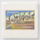 Lompoc Californië  groot Briefkaart Stenen Onderzetter (Voorkant)