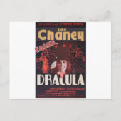 Lon Chaney als Dracula Briefkaart (Voorkant)