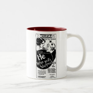 Lon Chaney Norma Shearer HIJ WIE GEEFT 1925 Tweekleurige Koffiemok