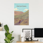 Lon Las Cymru Wieler Reisposter Poster (Thuiskantoor)