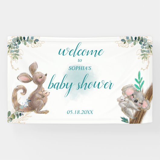 Lona decorativa Baby Shower Spandoek (Horizontaal)