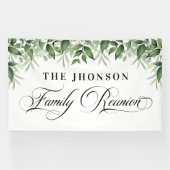 Lona Family Reunion greenery backdrop Spandoek (Horizontaal)
