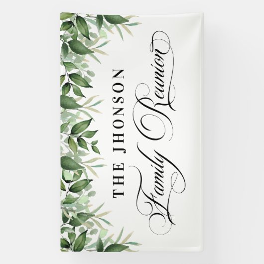 Lona Family Reunion greenery backdrop Spandoek (Verticaal)