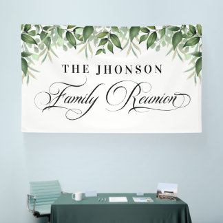 Lona Family Reunion greenery backdrop Spandoek