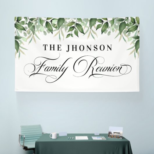 Lona Family Reunion greenery backdrop Spandoek (Beurs)