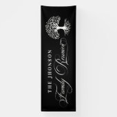 Lona Family Reunion tree backdrop black Spandoek (Verticaal)