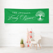 Lona Family Reunion tree backdrop Green Spandoek (Insitu)