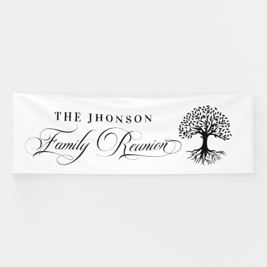 Lona Family Reunion tree backdrop Spandoek (Horizontaal)