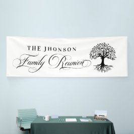 Lona Family Reunion tree backdrop Spandoek