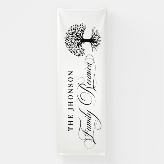 Lona Family Reunion tree backdrop Spandoek (Verticaal)