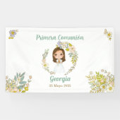 Lona GEORGIA Primera Comunión Spandoek (Horizontaal)