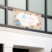 Lona He or She Boho Boho Pampas Pumpkin Gender Rev Spandoek (Buitenkant Gebouw)