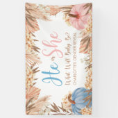 Lona He or She Boho Boho Pampas Pumpkin Gender Rev Spandoek (Verticaal)