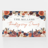 Lona Thanksgiving Dinner autumn fall pumpkins back Spandoek (Horizontaal)